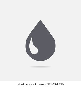 liquid droplet web icon