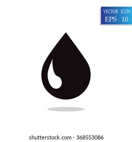 liquid droplet web icon