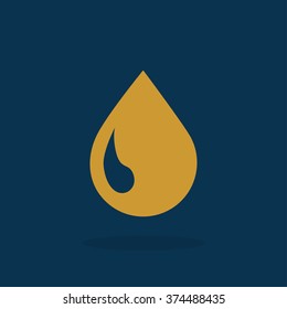 liquid droplet web icon