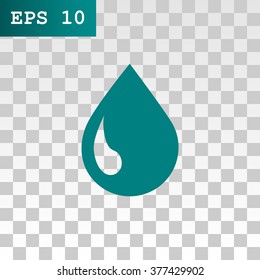 liquid droplet web icon