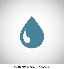 liquid droplet web icon