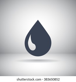 liquid droplet web icon