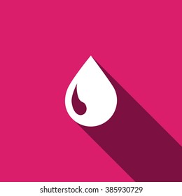 liquid droplet web icon