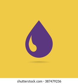 liquid droplet web icon