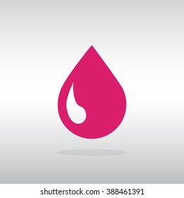liquid droplet web icon
