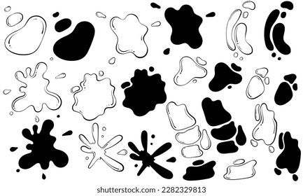 Paint Stain On White Stock Illustration - Download Image Now
