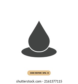 liquid drops icons  symbol vector elements for infographic web