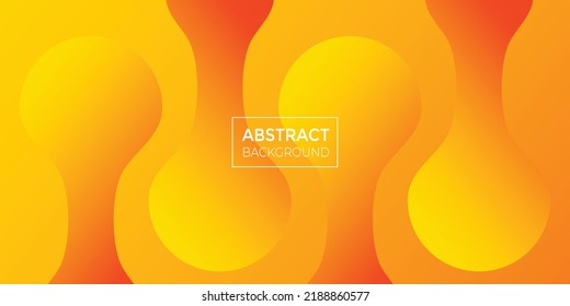 Liquid Dynamic Abstract Orange Gradient Background Effect Design