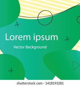 Liquid dynamic background for web sites, landing page or business presentation. Abstract geometric wallpaper. Header for social media.Trendy wavy shapes. Vector illustration. 
