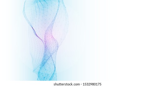 Liquid dynamic flow. Trendy fluid cover design.