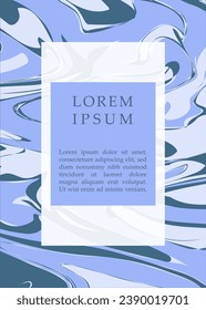 Liquid effect poster concept. Pink and red abstract shapes and effects. Creativity and art. Template for flyer and booklet. Organic shapes and ornaments. Cartoon flat vector illustration