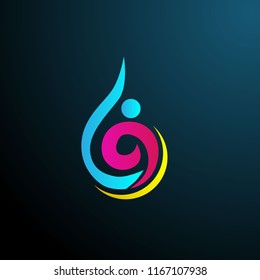 liquid element or wine logo, symbol, icon, or sign vector has mean dynamic, trusted. it can use for business, sport, food and drink or game company logo or symbol.