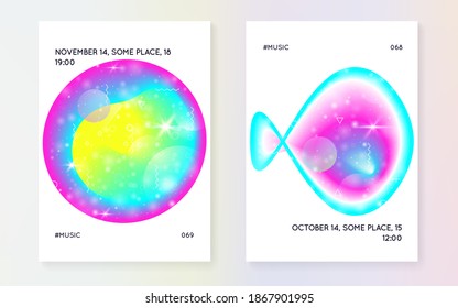 Liquid elements. Colorful layered hologram. Soft presentation. Modern holographic gradient, blur, mesh, blend. Pearlescent magazine. Futuristic background. Liquid elements with shapes and fluid.