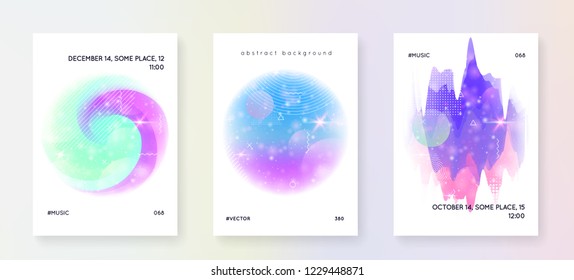 Liquid elements. Cool layout. Geometric layered hologram. Soft book. Modern holographic gradient, blur, mesh, blend. Futuristic background. Liquid elements with shapes and fluid.