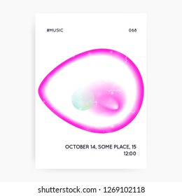 Liquid elements. Cosmic concept. Futuristic background. Rainbow layered hologram. Soft flyer. Modern holographic gradient, blur, mesh, blend. Liquid elements with shapes and fluid.