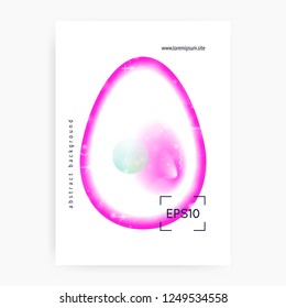 Liquid elements. Cosmic layered hologram. Soft poster. Modern holographic gradient, blur, mesh, blend. Futuristic background. Cool frame. Liquid elements with shapes and fluid.