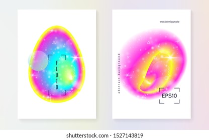 Liquid elements. Geometric layered hologram. Soft banner. Modern holographic gradient, blur, mesh, blend. Chemical magazine. Futuristic background. Liquid elements with shapes and fluid.