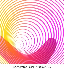 Liquid elements, mixed color plastic shapes or various organic bubbles on Thin Line Background. Abstract 3d vector fluid gradients, splashes or blob brushes