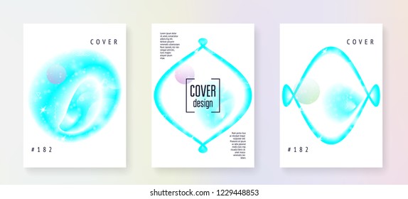 Liquid elements. Transparent template. Futuristic background. Trendy layered hologram. Soft certificate. Modern holographic gradient, blur, mesh, blend. Liquid elements with shapes and fluid.
