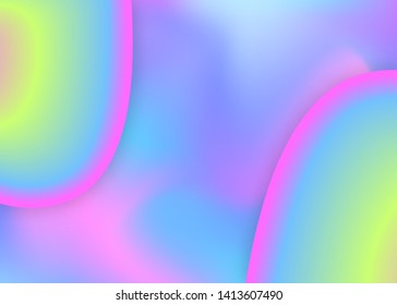 Liquid elements. Vivid gradient mesh. Holographic 3d backdrop with modern trendy blend. Molecular certificate, presentation composition. Liquid elements background with dynamic shapes and fluid.