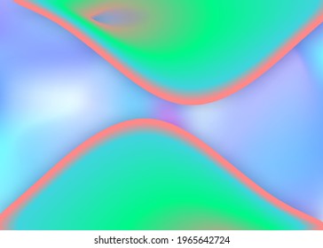 Liquid elements. Vivid gradient mesh. Holographic 3d backdrop with modern trendy blend. Futuristic poster, invitation layout. Liquid elements background with dynamic shapes and fluid.