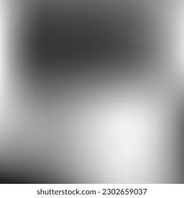 Liquid Empty Aluminium Silver Smooth Surface. Grey Metallic Monochrome Vector Gradient Background. Trendy Minimal Smooth White Gradient Mesh. Black Dark Watercolor Digital Blurry Wallpaper.
