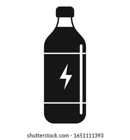 Liquid energy drink icon. Simple illustration of liquid energy drink vector icon for web design isolated on white background