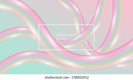 Fondo moderno de ondas 3D de flujo líquido