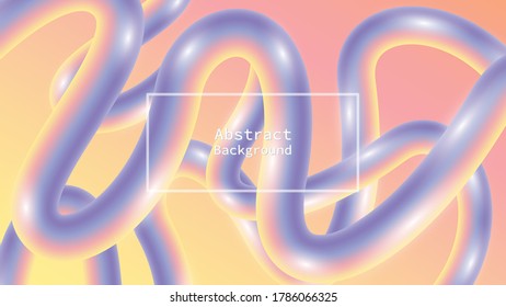 Liquid flow 3D wave modern background