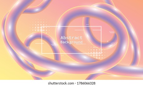 Fondo moderno de ondas 3D de flujo líquido