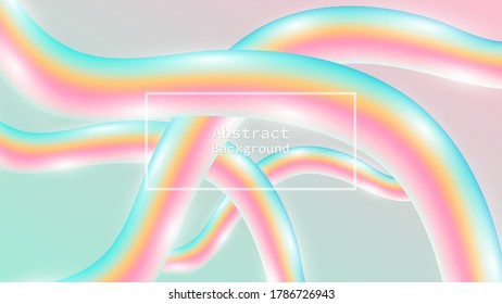 Fondo moderno de ondas 3D de flujo líquido
