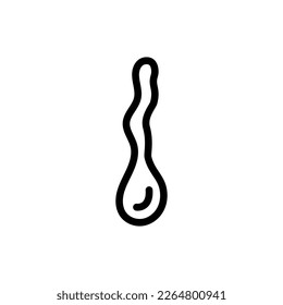 Liquid flow color line icon. Water drop. Natural resource