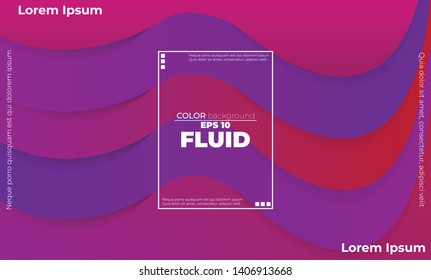 Liquid  flow  fluid background. Fluid colors shapes. Applicable for gift card cover poster. Poster design. Poster on wall poster template,landing page. Fluid colorful shapes composition