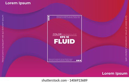 Liquid  flow  fluid background. Fluid colors shapes. Applicable for gift card cover poster. Poster design. Poster on wall poster template,landing page. Fluid colorful shapes composition