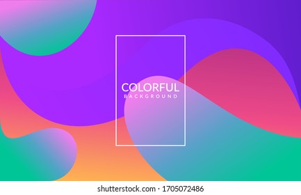 Liquid, flow, fluid background. Fluid colors shapes. Applicable for gift card,cover,poster.  Poster design. Poster on wall poster template. Fluid colorful shapes composition. Eps10 vector.