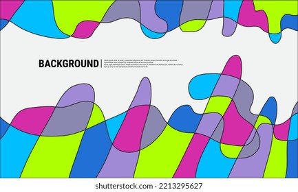 Liquid, flow, fluid background. Fluid colors shapes. Applicable for gift card,cover,poster. Poster design. Poster on wall poster template. Fluid colorful shapes composition. Eps10 vector.