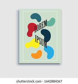 Liquid, flow, fluid background set. Fluid colors shapes . Applicable for gift card,cover,poster. Poster design eps 10