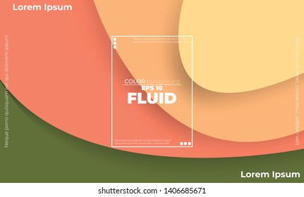 Liquid  flow Fluid colors autumn shapes  Applicable for gift card cover poster,  Poster on wall poster template,  landing page, ui, ux ,coverbook,  banner, social media posted, futuristic,