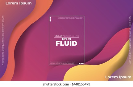 Liquid  flow Fluid colors autumn shapes  Applicable for gift card cover poster,  Poster on wall poster template,  landing page, ui, ux ,coverbook,  banner, social media posted, futuristic,