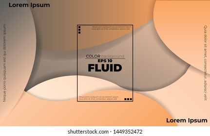 Liquid  flow Fluid colors autumn shapes  Applicable for gift card cover poster,  Poster on wall poster template,  landing page, ui, ux ,coverbook,  baner, social media posted,