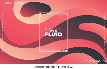 Liquid  flow Fluid colors autumn shapes  Applicable for gift card cover poster,  Poster on wall poster template,  landing page, ui, ux ,coverbook,  baner, social media posted,