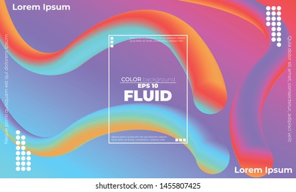 Liquid  flow Fluid colors autumn shapes  Applicable for gift card cover poster,  Poster on wall poster template,  landing page, ui, ux ,coverbook,  baner, social media posted