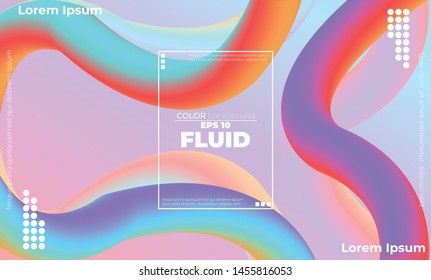 Liquid  flow Fluid colors autumn shapes  Applicable for gift card cover poster,  Poster on wall poster template,  landing page, ui, ux ,coverbook,  baner, social media posted