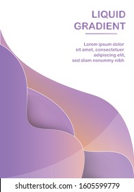 Liquid flow Fluid colors autumn shapes Applicable for coverbook, poster template, landing page, ui, ux, baner, social media posted. -Vector