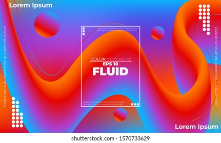 Liquid  flow Fluid wave colors rainbow shapes blurred background, Applicable for gift card cover poster,  Poster on wall poster template,  landing page, ui, ux ,coverbook,  baner, social media posted