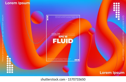 Liquid  flow Fluid wave colors rainbow shapes blurred background, Applicable for gift card cover poster,  Poster on wall poster template,  landing page, ui, ux ,coverbook,  baner, social media posted