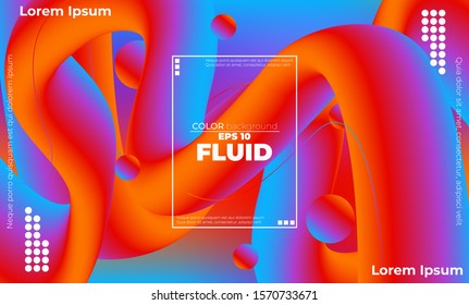 Liquid  flow Fluid wave colors rainbow shapes blurred background, Applicable for gift card cover poster,  Poster on wall poster template,  landing page, ui, ux ,coverbook,  baner, social media posted