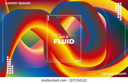 Liquid  flow Fluid wave colors rainbow shapes blurred background, Applicable for gift card cover poster,  Poster on wall poster template,  landing page, ui, ux ,coverbook,  baner, social media posted