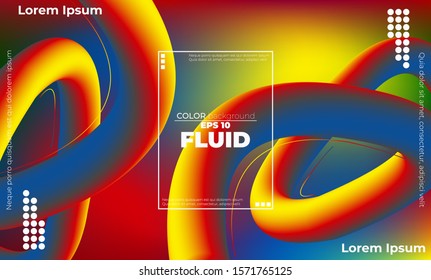 Liquid  flow Fluid wave colors rainbow shapes blurred background, Applicable for gift card cover poster,  Poster on wall poster template,  landing page, ui, ux ,coverbook,  baner, social media posted