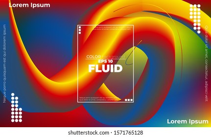 Liquid  flow Fluid wave colors rainbow shapes blurred background, Applicable for gift card cover poster,  Poster on wall poster template,  landing page, ui, ux ,coverbook,  baner, social media posted